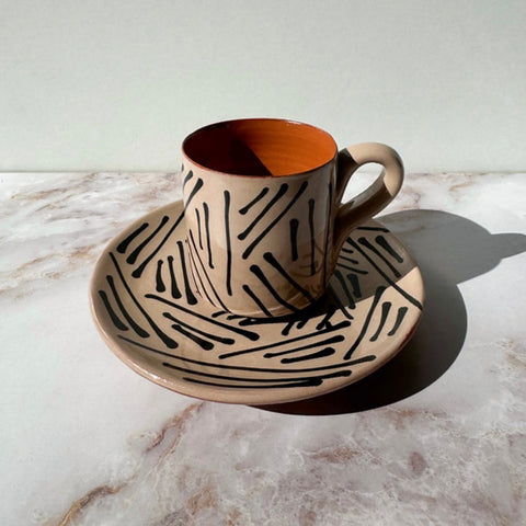 Casa Cubista - Cesto Espresso Cup and saucer