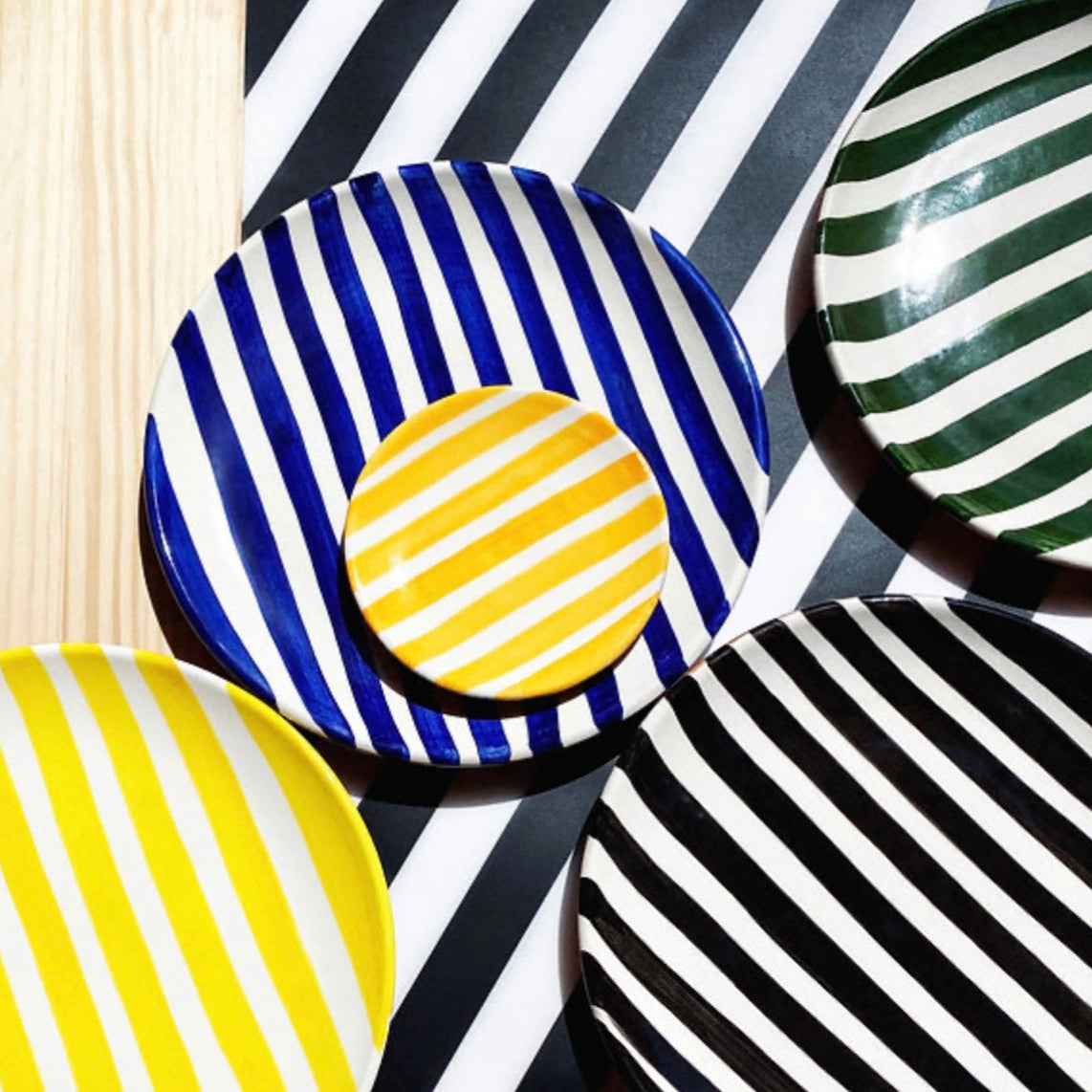 Casa Cubista - Bold Stripe Large Plate