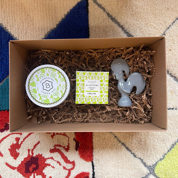 SAUDADE GIFT BOX - Benamor - ALANTOINE body butter, Soap, Dark Gray rooster