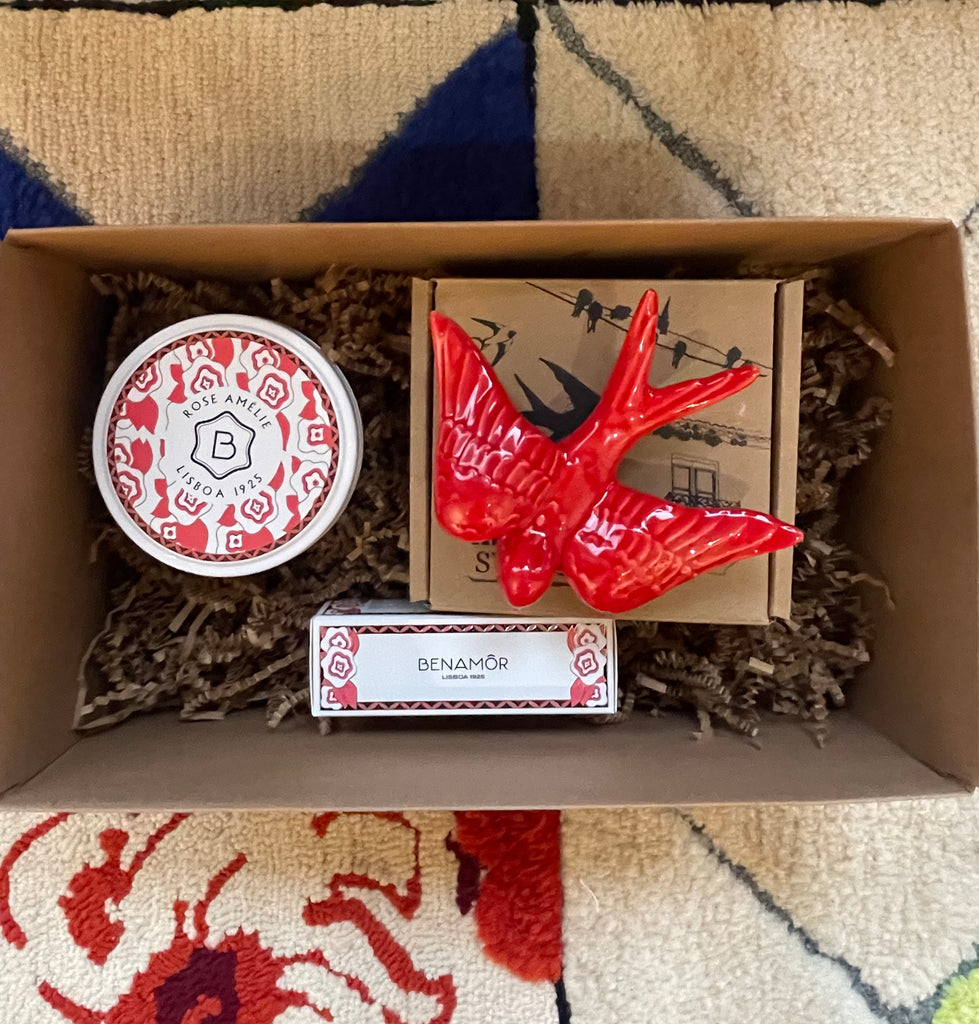 SAUDADE GIFT BOX - Benamor body butter, hand cream, Red Swallow