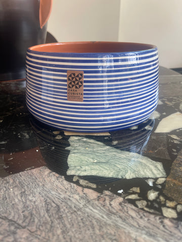 Casa Cubista - Classic Stripe Tapered Large Bowl +
