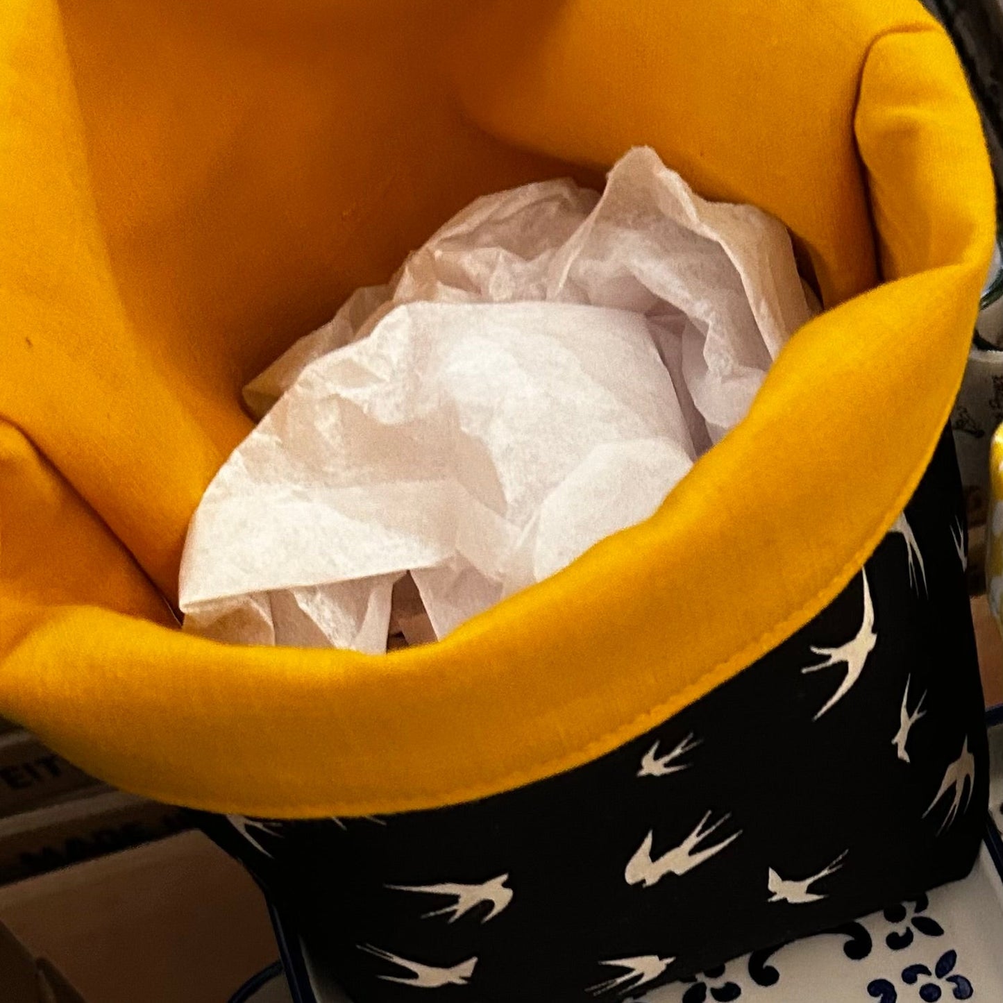 Fabric Bread/Storage Baskets