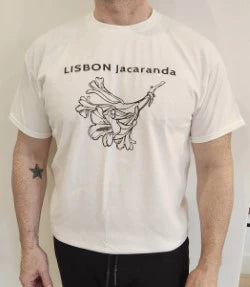 LISBOA'S JACARANDA T-SHIRT - WHITE