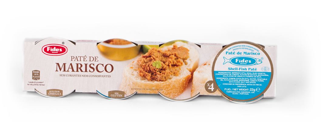 Fides Pate - Cod/Tuna/Seafood 24x4x22g