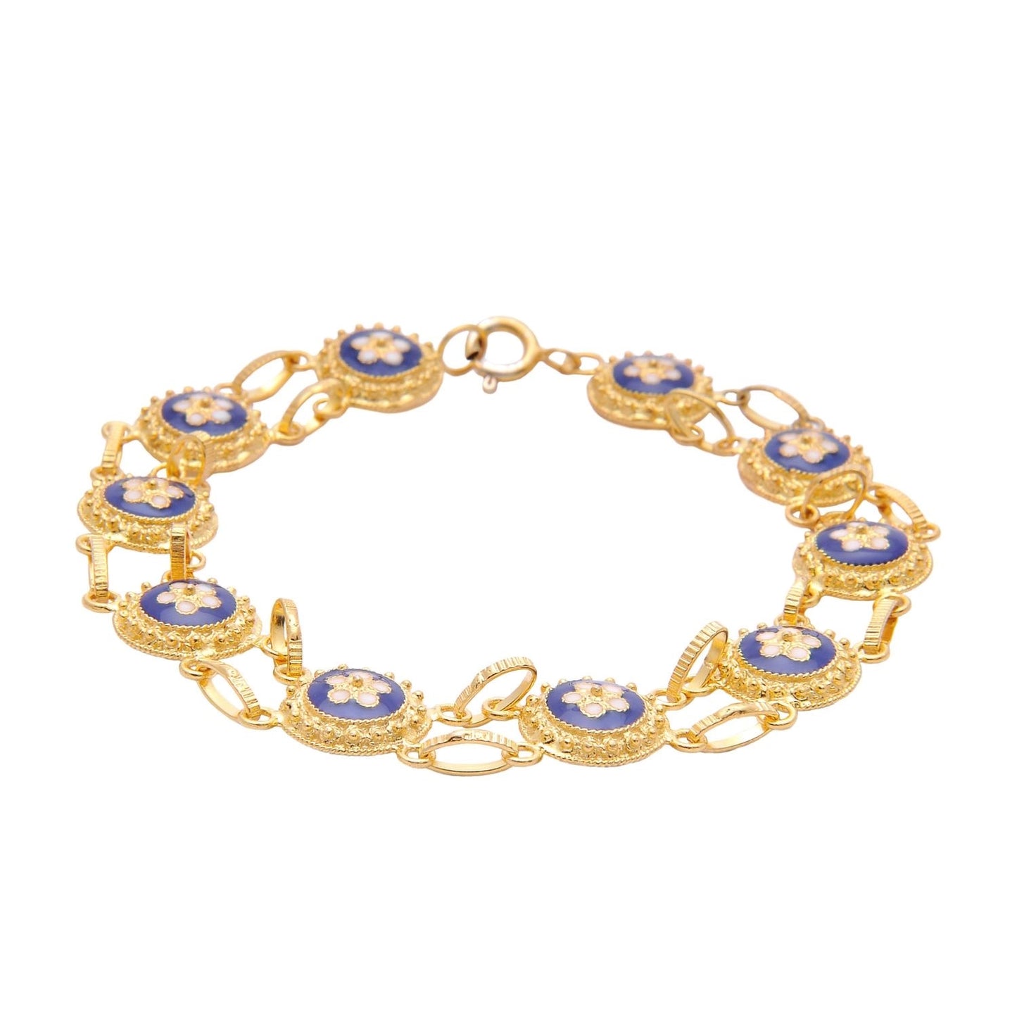 Blue Caramujos Bracelet