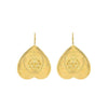 Portugal Jewels - Earrings Rosa Amelia in Gold Plated Silver