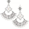 Portugal Jewels - Earrings Skirt in Silver