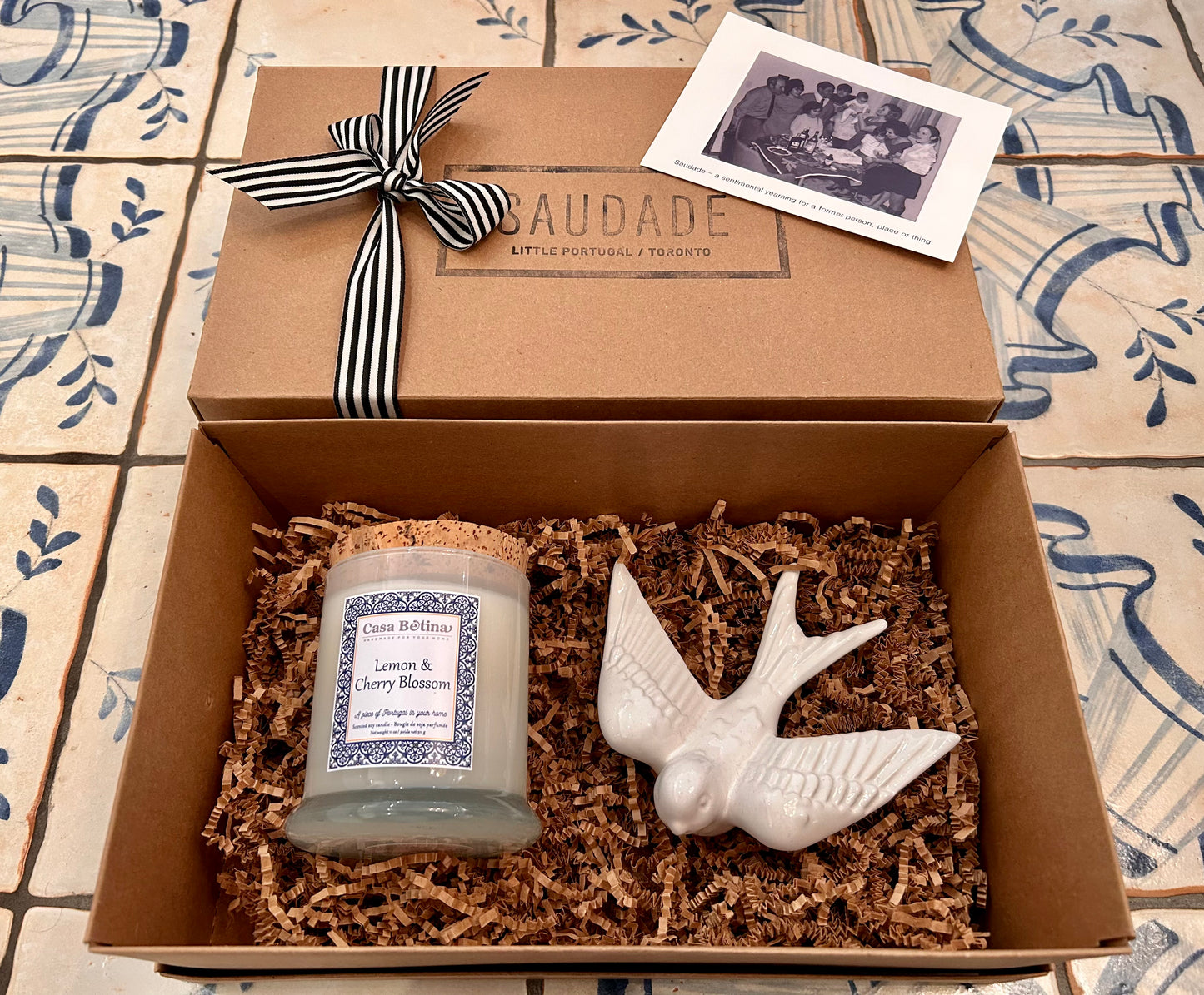 Saudade Gift Box - Candle and Swallow