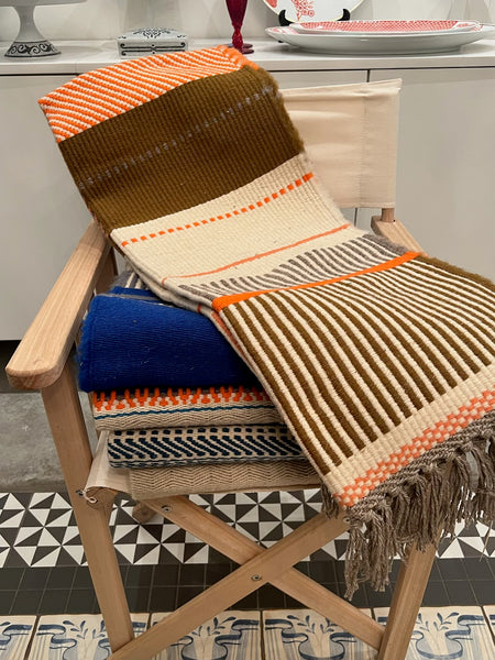 fabricaal - Wool Misto Fringe Handmade Rug + **SALE**