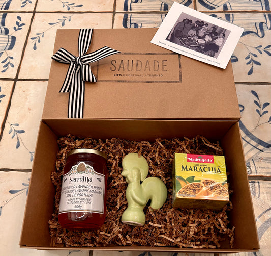 Saudade Gift Box - Honey, Tea & Small Rooster