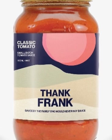 Thank Frank Pasta Sauce +
