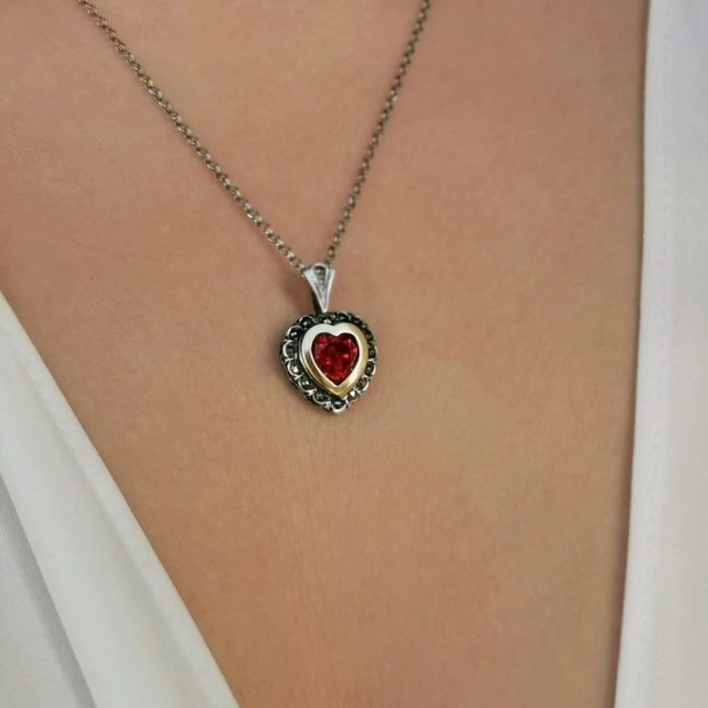 Portugal Jewels - Vintage Heart Necklace +