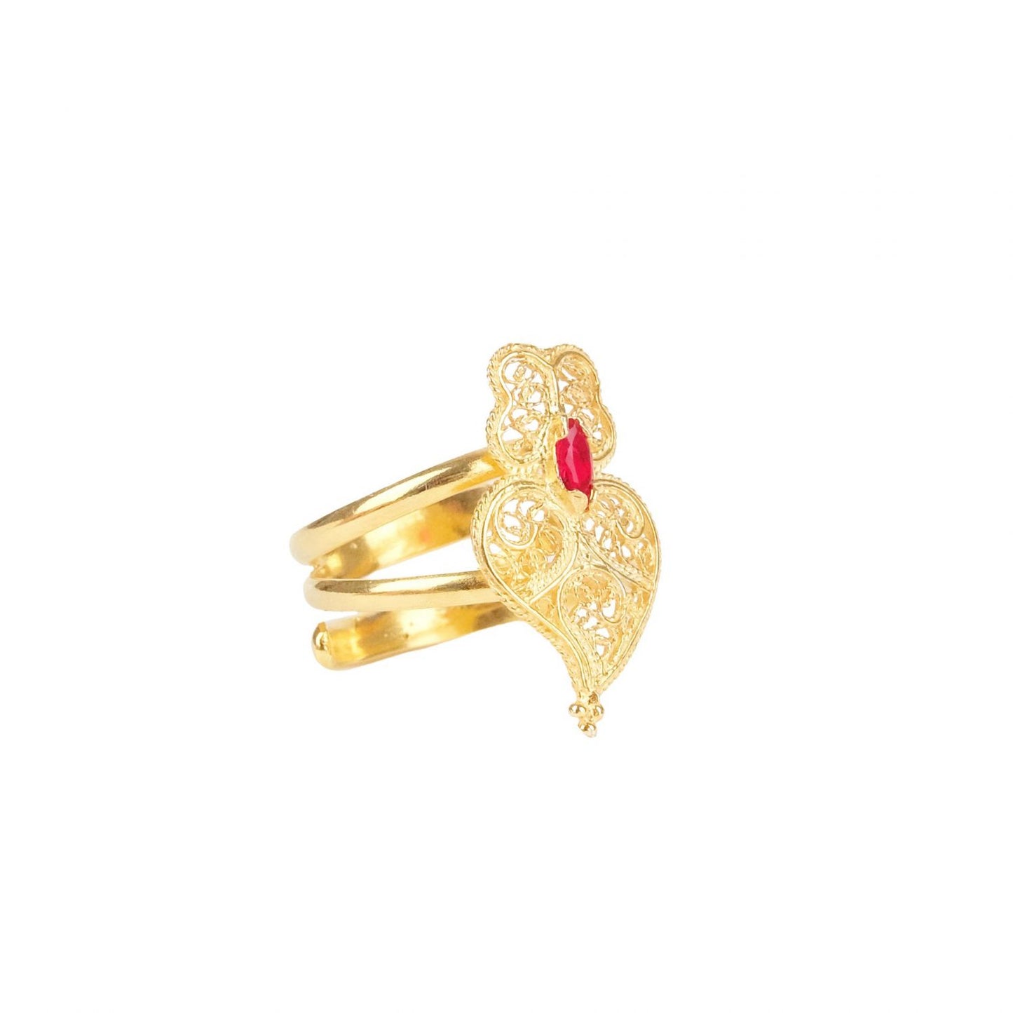 Heart of Viana Ring with Stone