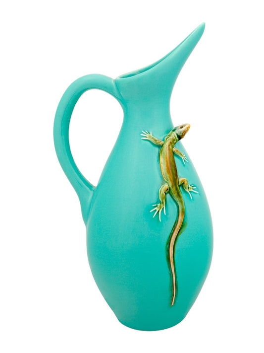 Bordallo Pinheiro - Pitcher with Lizzard