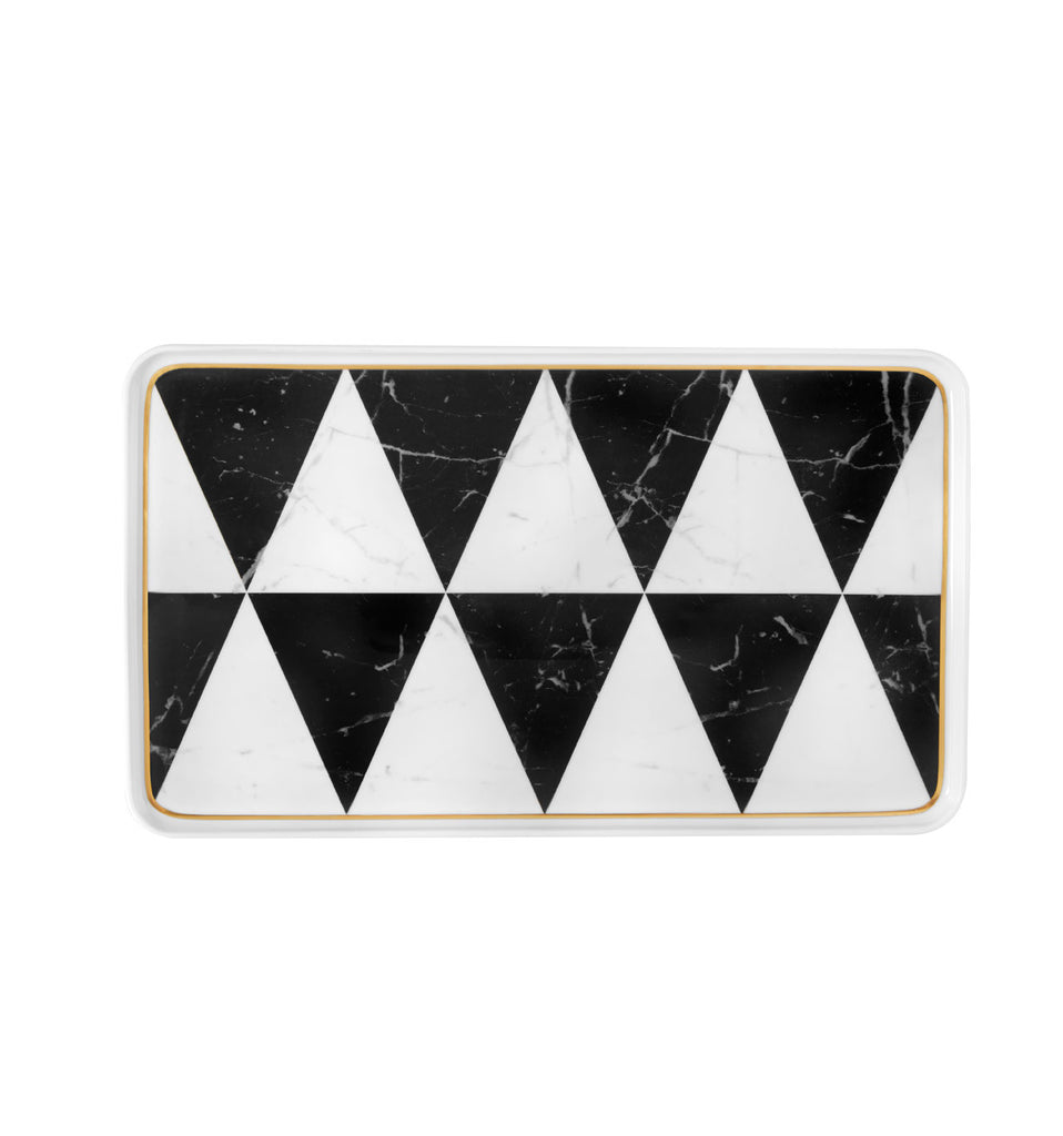 Vista Alegre - Small Rectangular Platter - Carrara