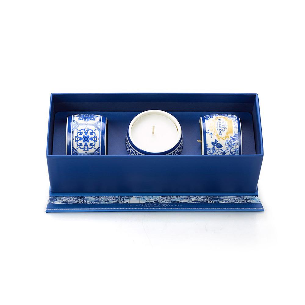 Castelbel - Gold & Blue Fragrance Candle Gift Set