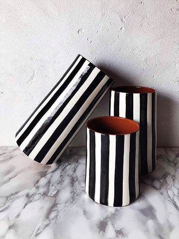 Casa Cubista - Bold Stripe Vases - Various Sizes/Colours
