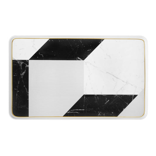 Vista Alegre - Large Rectangular Platter - Carrara