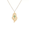 Portugal Jewels - Necklace Heart of Viana Emerald