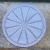 Hand Crochet Round Lace Charger +