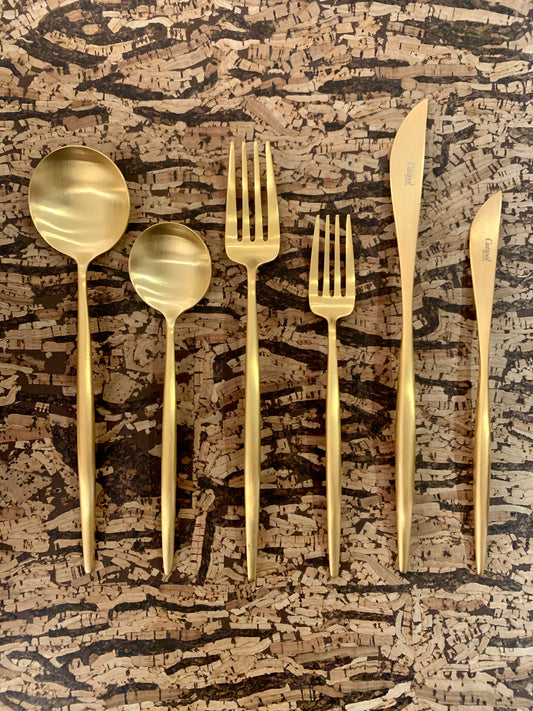 Cutipol - Moon Matte Gold Cutlery