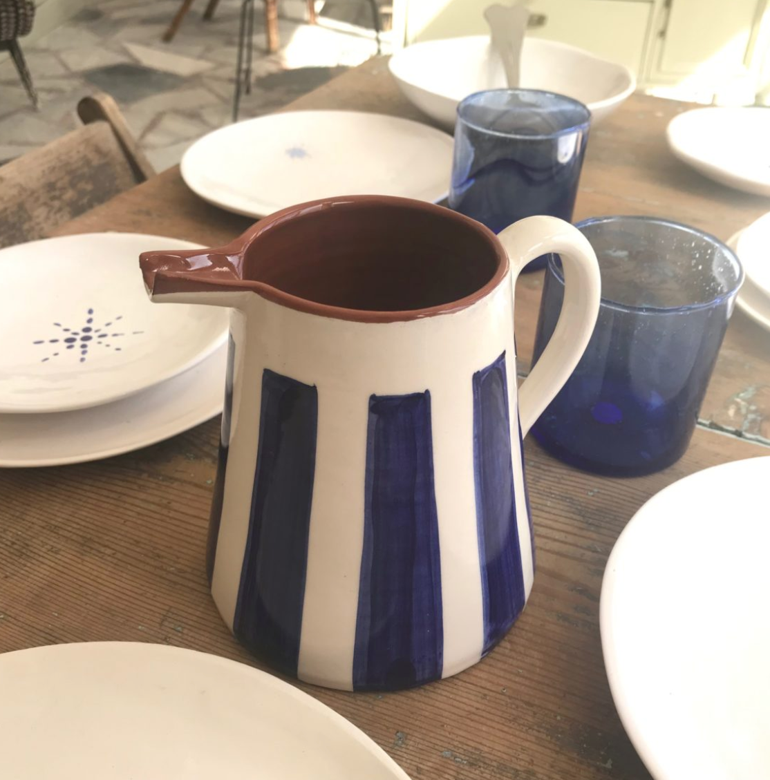 Casa Cubista - Bold Stripe Pitcher 1L - Various Colours