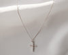 Boheme - Zirconias Cross Necklace