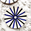 Casa Cubista - Two-Toned Dessert Plate - Black/Blue