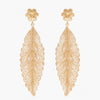 Portugal Jewels - Leaf Filigree Earrings +