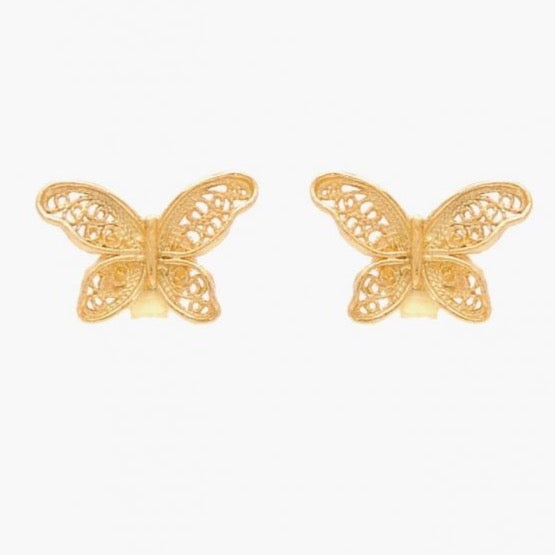 Portugal Jewels - Butterfly Filigree Earrings