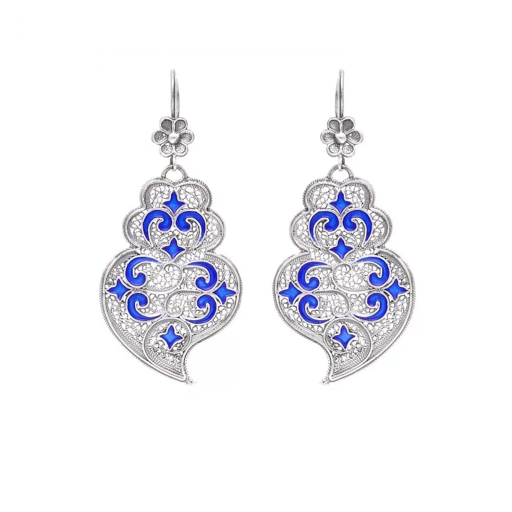 Heart of Viana Azulejo Earrings