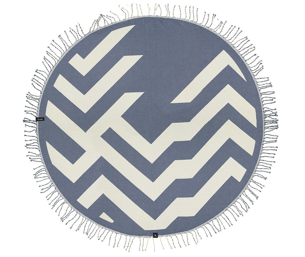 Futah - Malcata round towel various colours