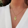 Portugal Jewels - Necklace Heart of Viana Emerald