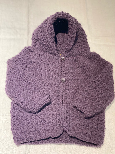byBranca - Purple Crochet Sweater - 12-18 Months #27