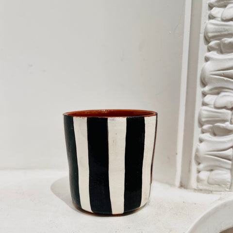 Vertical Stripe Espresso / Shot Cup- Various Colours