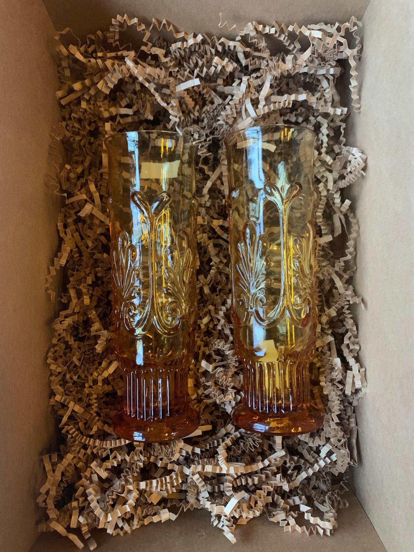 Saudade Gift Box - Set of 2 Vintage Champagne Flutes