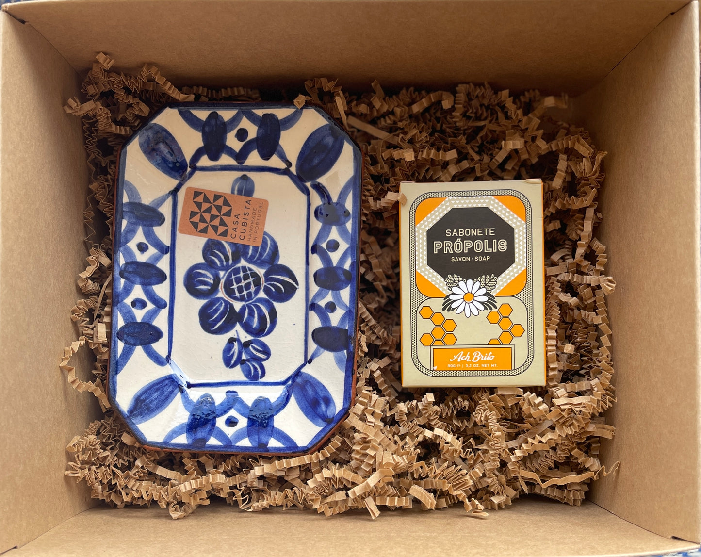 Gift Box - Traditional Soap Dish & Soap