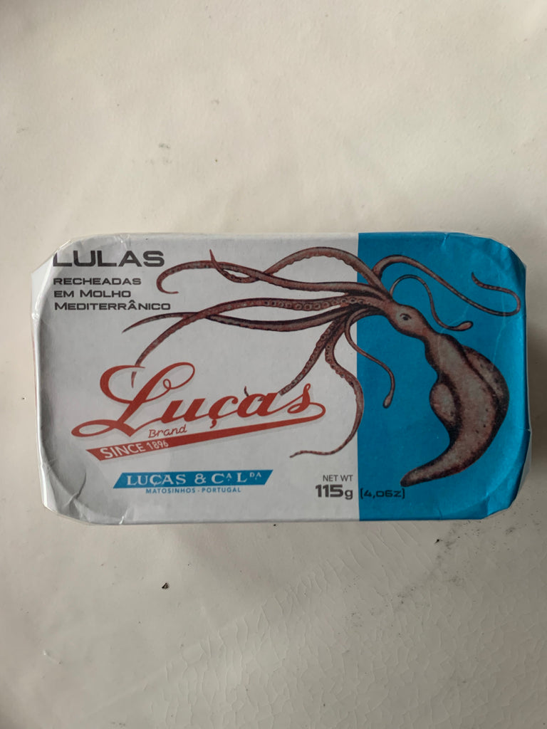 Lucas - Stuffed Squids in Mediterranean Sauce