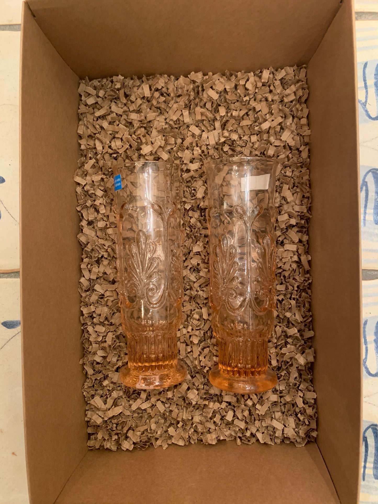 Saudade Gift Box - Set of 2 Vintage Champagne Flutes