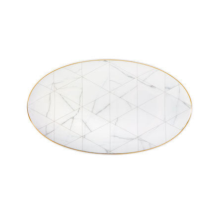 Vista Alegre - Large Oval Platter - Carrara