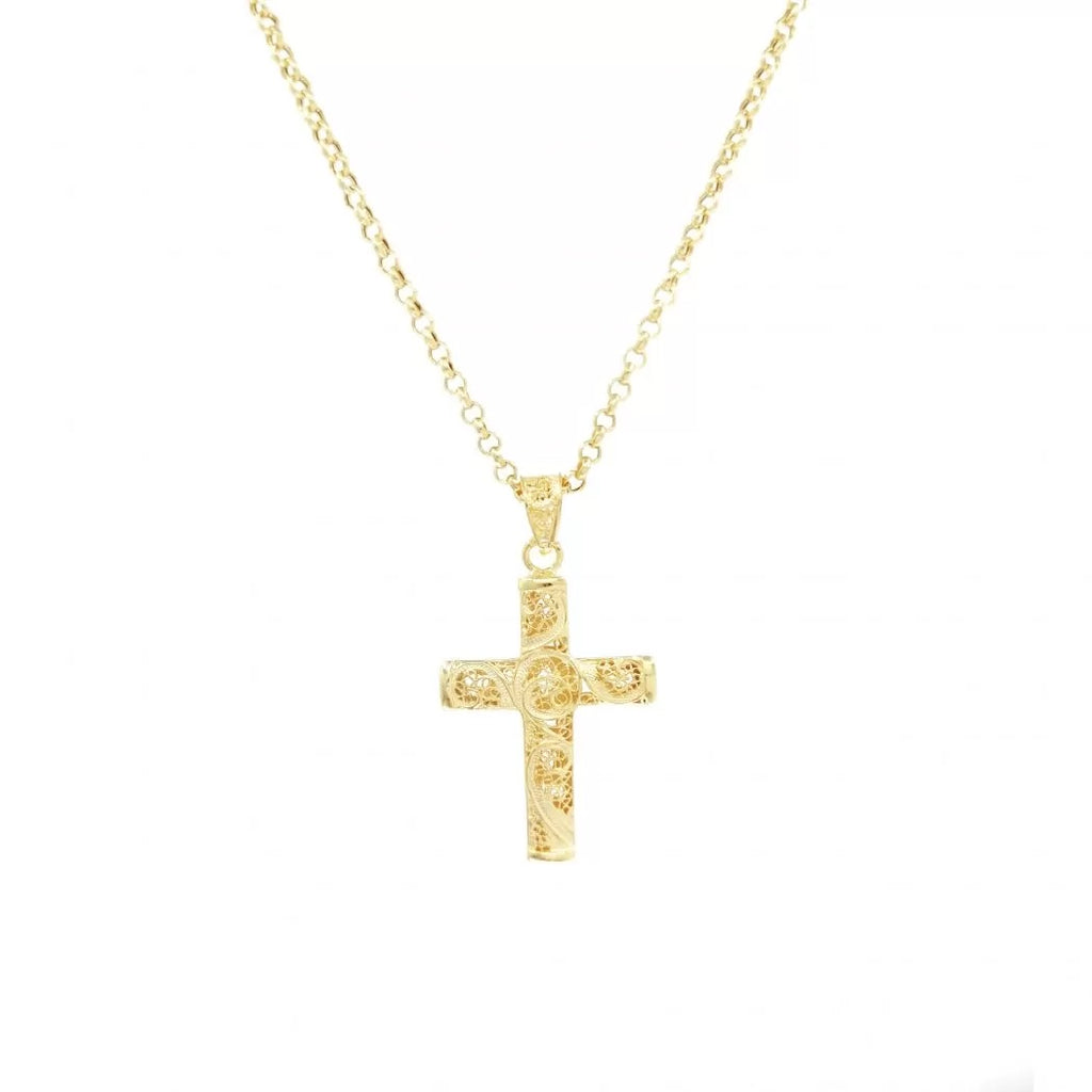 Portugal Jewels - Necklace Cross Filigree