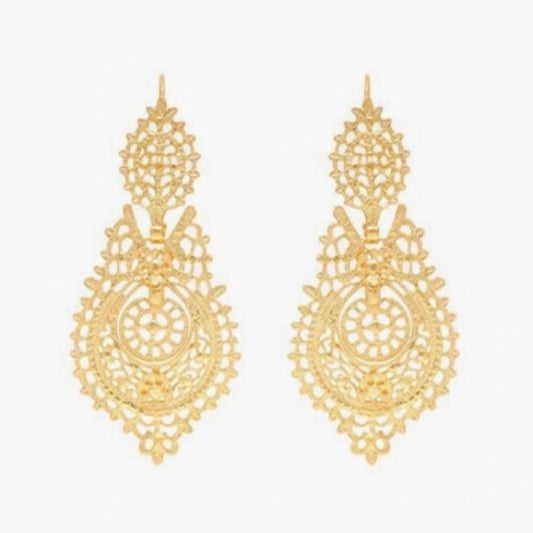 Queen Filigree Earrings - Various Sizes