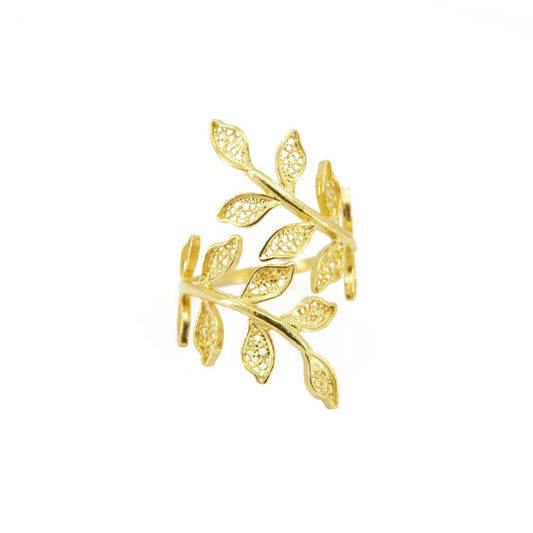 Portugal Jewels - Ciclo Leaf Ring