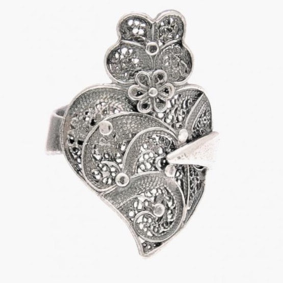 Portugal Jewels - Ring Heart of Viana