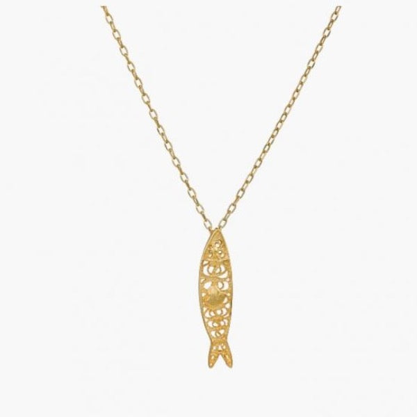 Portugal Jewels - Sardine Filigree Necklace