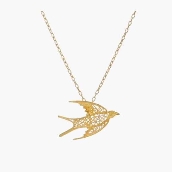 Portugal Jewels - Filigree Swallow Necklace