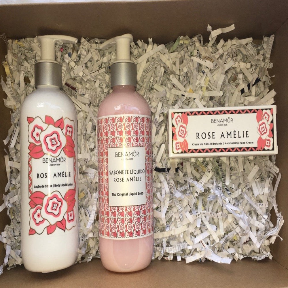 SAUDADE GIFT BOX - Benamor Body Lotion, Liquid Soap, Hand Cream