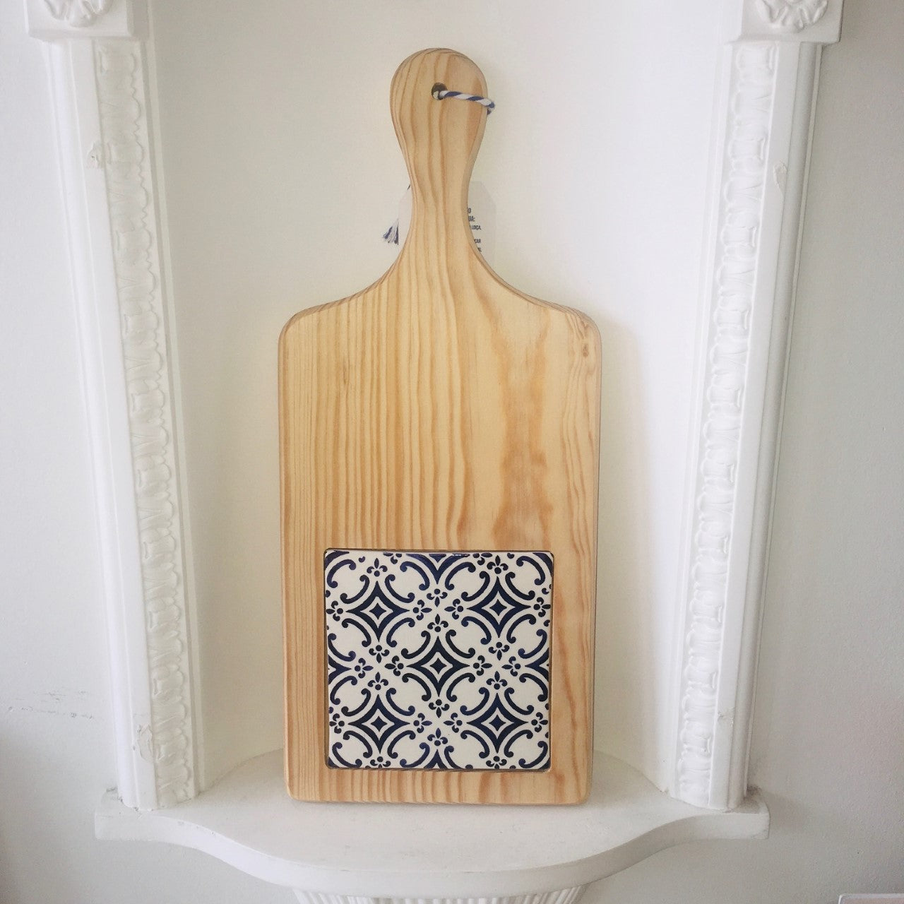 Portugal Gifts - Rectangle Wood Serving Board with Tile Insert - Various Styles